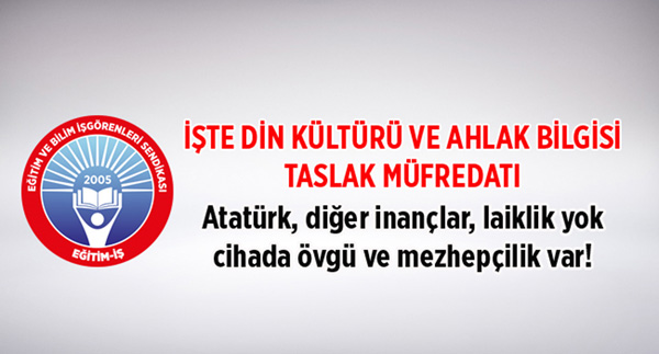 “Atatürk, diğer inançlar, laiklik yok  cihada övgü ve mezhepçilik var!”