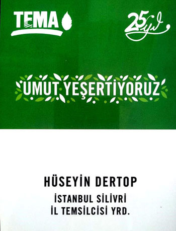 Dertop: Biz umut yeşertiyoruz...