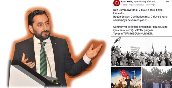 Kutlu’dan manidar Cumhuriyet paylaşımı