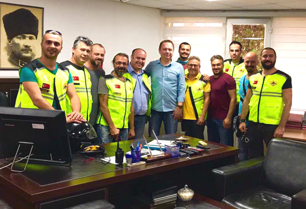 Motosiklet Kulübü’nden Ertürk’e hayırlı olsun