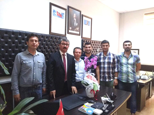 Eğitim İş’ten Aslan’a hayırlı olsun ziyareti
