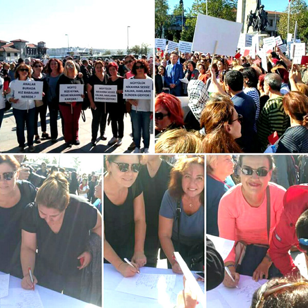CHP’li kadınlar imza kampanyası başlattı