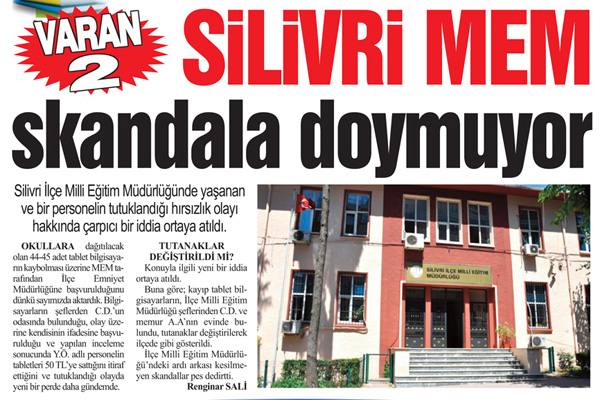 İlçe MEM şefinden açıklama