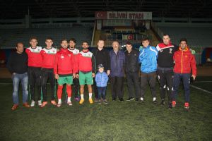 Balcıoğlu’ndan idman ziyaretleri Balcıoğlu’ndan idman ziyaretleri