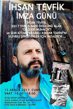 İhsan Tevfik, şiirseverlerle buluşuyor