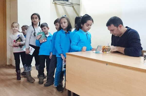 Yazar Taylan Köşker, Gümüşyaka öğrencİleriyle buluştu