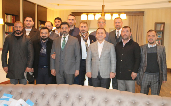 Silivrili müteahhitler başkanla buluştu