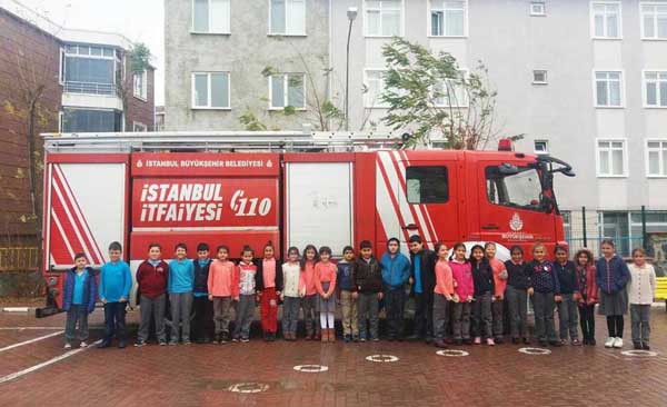 Selimpaşa İlkokulu İtfaiye ekibini ağırladı