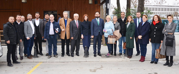 Gazeteciler Gününde medya mensuplarıyla bir araya geldiler