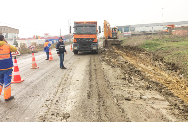 Alipaşa-Silivri arasına yağmur suyu hattı