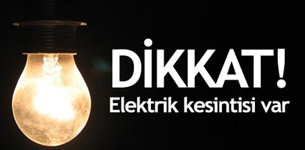 Elektrik kesintileri var