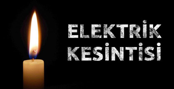 Elektrik kesintilerine dikkat