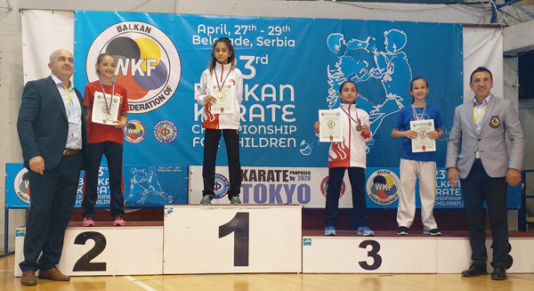 Balkan Şampiyonası’nda Karate başarımız