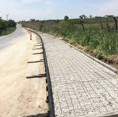 Akören’de tretuvar çalışması