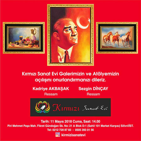 Kırmızı Sanat Evi açılıyor