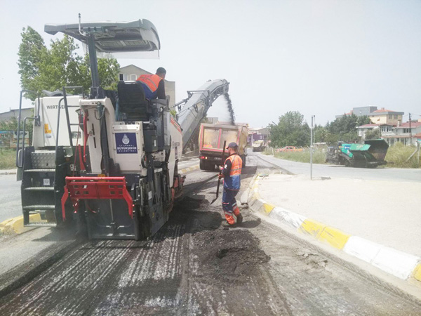 Özgürlük Sokak’ta bakım onarım