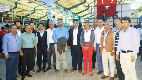 İftara katıldı...
