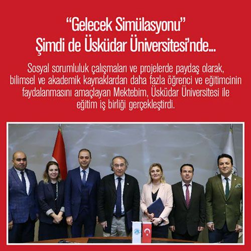 “Gelecek Simülasyonu”  Üsküdar Üniversitesi’nde