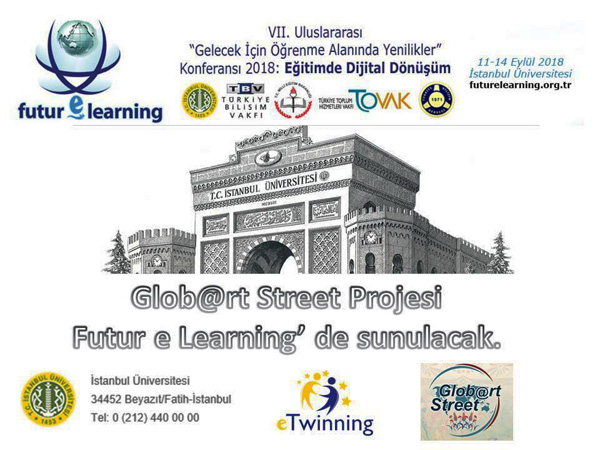 Glob@rt Street Projesi, “Eğitimde İyi Örnekler”de sunulacak