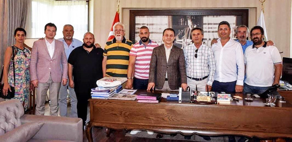 Silivrispor yönetiminden protokole ziyaret