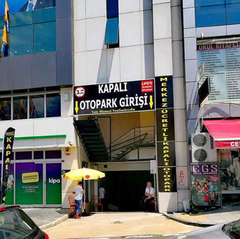 Merkez Kapalı Otopark açıldı