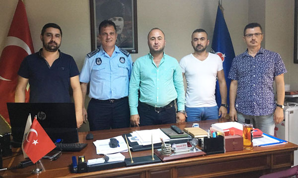 MHP’den Zabıta’ya  kutlama ziyareti