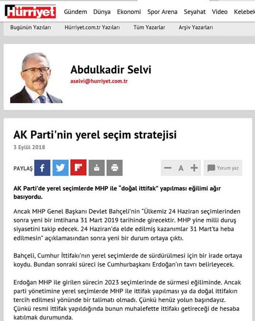 “Kasım-Aralık’ta adaylar ilan edilecek”