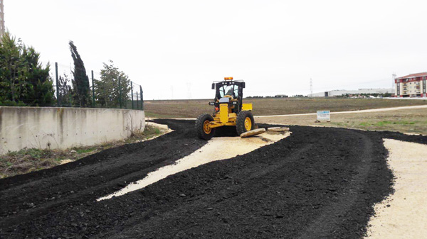 KİPTAŞ 2  bölgesinde yol bakımı