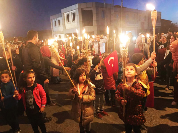 Büyükçavuşlu’da Cumhuriyet coşkusu