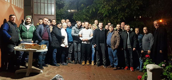 Balcıoğlu, asker uğurlamasına katıldı