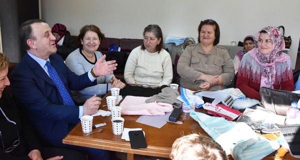 Işıklar, Değirmenköy  Mahalle Evini ziyaret etti