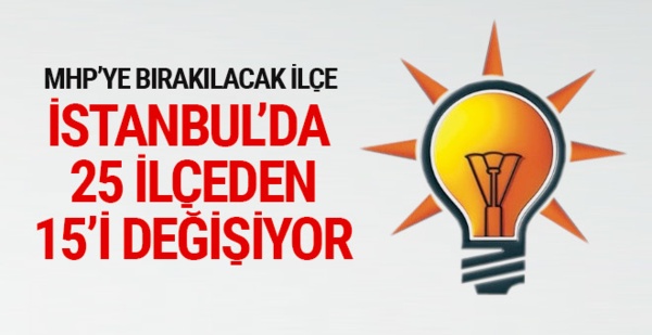 İstanbul'da MHP'ye bırakılacak ilçe Silivri mi?