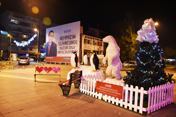 Silivri yeni yılda ışıl ışıl