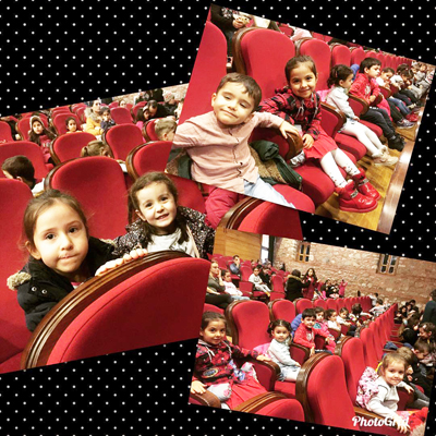 Maşalacı minikleri tiyatroda
