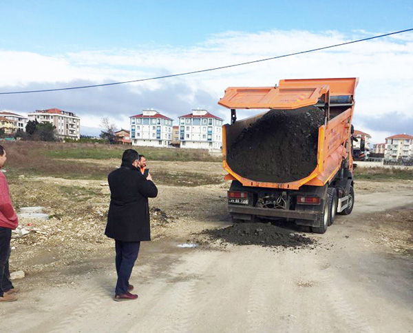 Selimpaşa’da yol bakımı