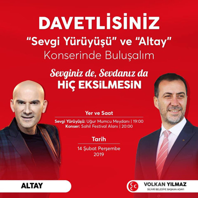 Sevgi Yürüyüşüne davet