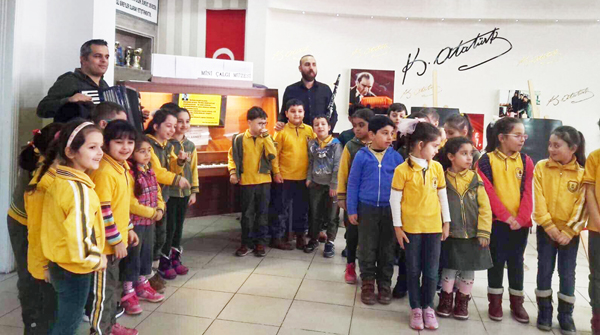 Turgut Reis Minikleri Klarnetle tanıştı