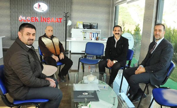 Ölçer İnşaat’ı  ziyaret etti