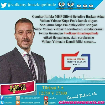 Yılmaz, Küpe FM’e  konuk oluyor