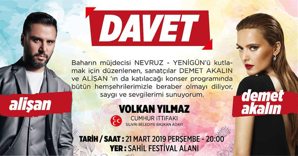 Nevruz-Yenigün konserine davet