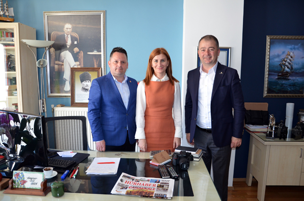 Yonat ve Taşkın’dan Hürhaber’e ziyaret