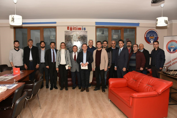 Başkan Işıklar’dan Eğitim İş’e ziyaret