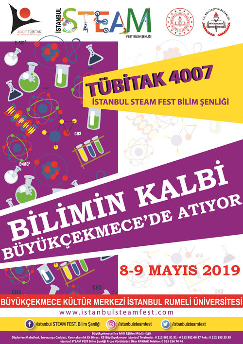 TÜBİTAK 4007 İstanbul Steam Fest Bilim Şenliği