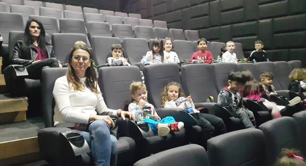 Liderim miniklerinin sinema keyfi