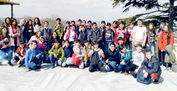Ahmet Ziylan öğrencileri İstanbul gezisinde