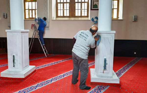 Ramazan öncesi cami temizlikleri başladı