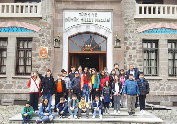 Şehit Olcay Özcan İlk ve Ortaokulu Ankara gezisinde