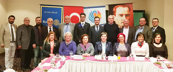 Rotaryanlar toplandı