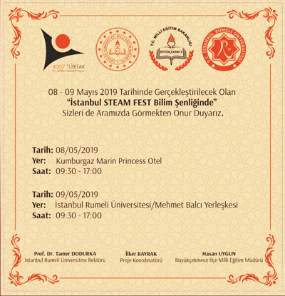 İstanbul STEAM FEST Bilim Şenliği başlıyor