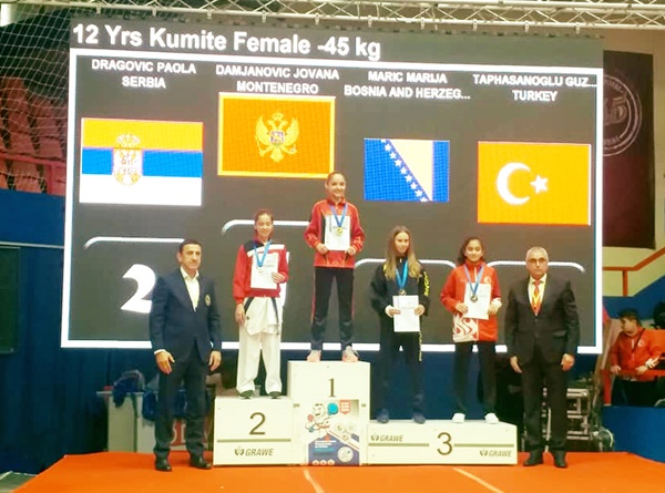 Balkan Karate Şampiyonası’nda 3. oldu